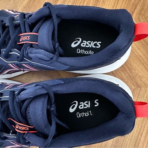 ASICS Navy Blue Red Gel Contend 9 Sneakers SZ 11 Athleisure Casual EUC main image 5